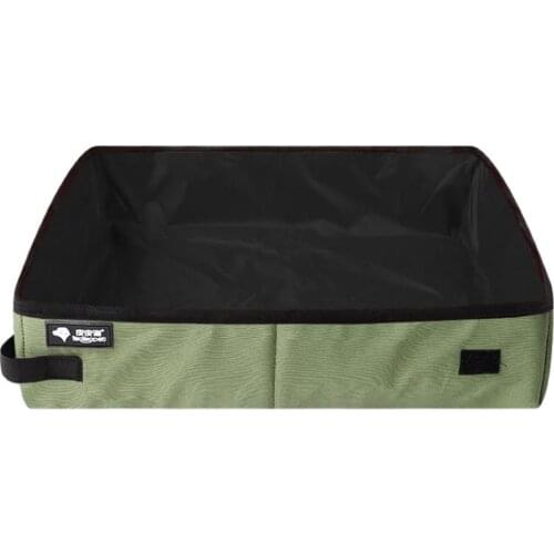 Simple Folding Cat Pet Litter Box Waterproof Outdoor Foldable Portable Travel Toilet For Puppy Cats Dogs Seat pet products b