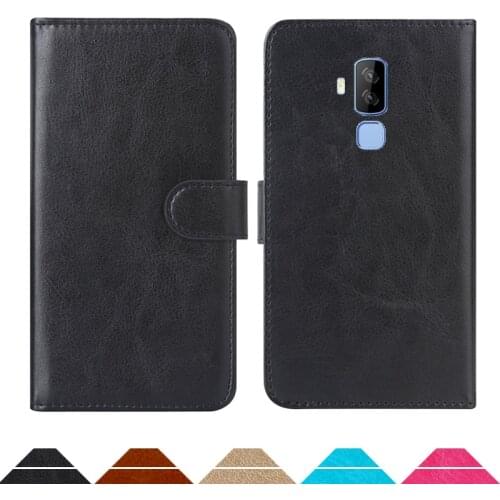 Luxury Wallet Case For HomTom S8 PU Leather Retro Flip Cover Magnetic Fashion Cases Strap