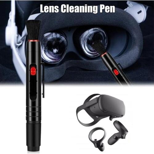 Lens Cleaning Pen Tool Lens Dust Cleaner for Quest 2 VR Camera Lenses Filters Finger Prints Cleaning Retractable Brush