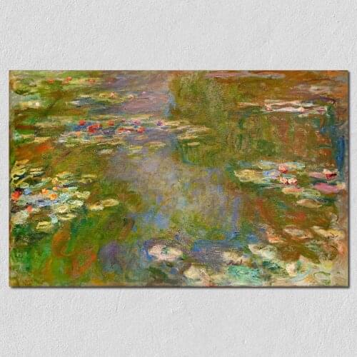 Water Lilies of Claude Monet art oil paintings Canvas reproduction hand-painted