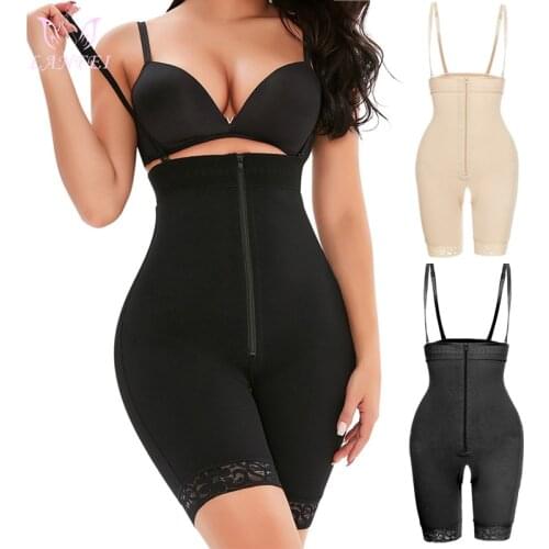 LANFEI Women Shapewear Zipper Buckle Fajas Colombianas Slimming Full Corset Corrective Underwear Waist Trainers Shaper Bodysuit
