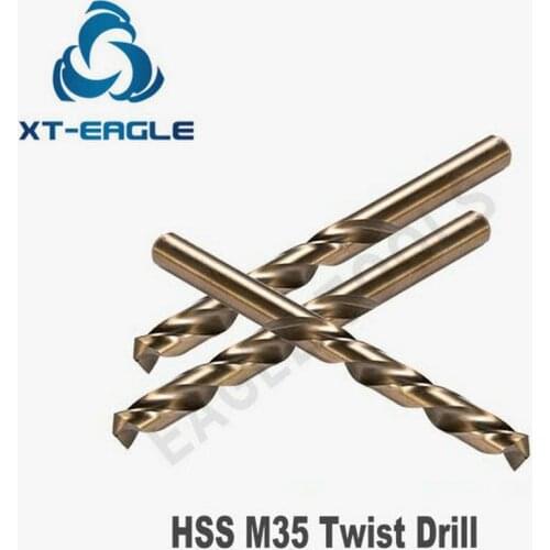 10pcs of 1mm 1.1mm 1.2mm 1.3mm 1.4mm 1.5mm HSS M35 Twist Drills Bits