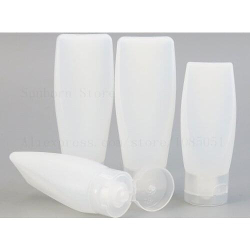 30pcs 30g 50g Cosmetic Soft Tube plastic Lotion Container Empty Makeup squeeze tube Refillable Bottles Emulsion Cream Packaging