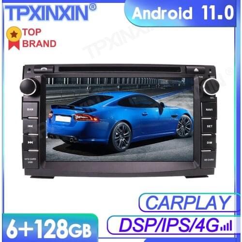 6+128G Android 11 For KIA VENGA CEED 2009-2017 Car Multimedia Player GPS Navi Audio Stereo Screen DVD Head Unit Tape Recorder