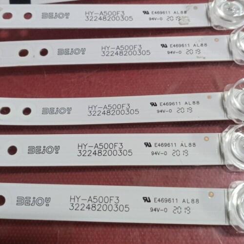 8pcs/lot 4lamp led backlight strip for HY-A500F3 32248200305 44.0049C8.48001