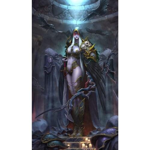 Full Square Drill 5D DIY Diamond Painting "WoW - Windrunner" Embroidery Cross Stitch Mosaic Home Decor Gift Y2446