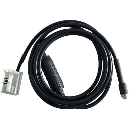 Car AUX Audio Cable Line Connector with Resistor 1.5M 12 Pin for BMW E60 E61 E63 E64 E65 E66 E81 E82 E83 E87 E88 E90 E91 E92 E93