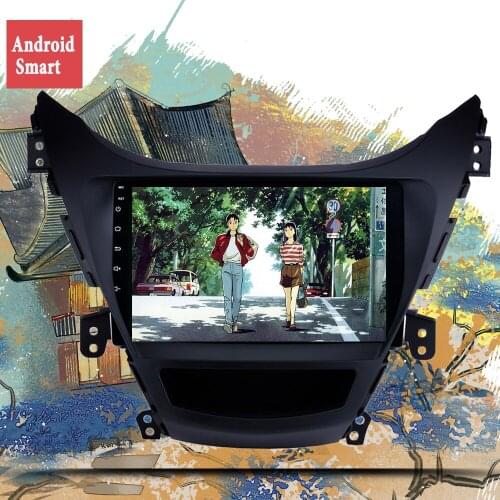 6+128G 9" 2din Android 10.0 GO Car DVD Player for Hyundai Elantra 2011 2012 2013 Car Radio GPS Navigation Head unit IPS Player