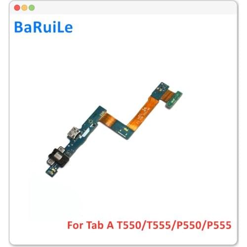 BaRuiLe 5pcs Charging Port Flex Cable for SamSung Tab A 9.7 T555 T550 P550 P555 TabA Charger USB Dock Connector Repair Parts