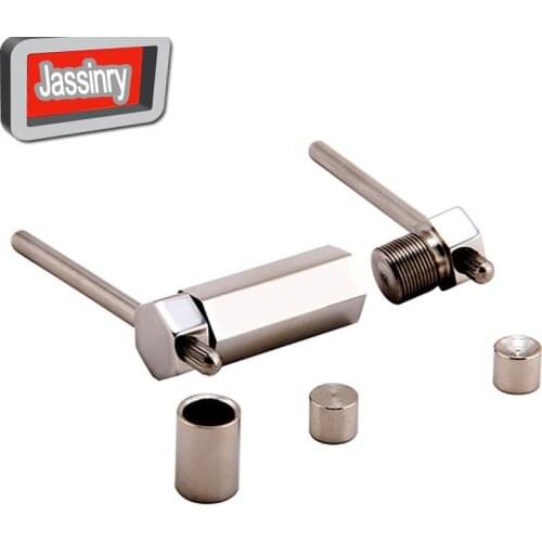 Free shipping 1pc aluminum alloy Pool Snooker tip pressing device 9mm/10mm/11mm hexagonal-shape Tip tools Billiards accessories