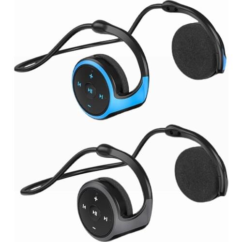 3 in 1 Bluetooth 5.0 Wireless Headset Earphones Neck-Mounted Headset MP3 Player FM Radio TF Card Support Bluetooth Earphones