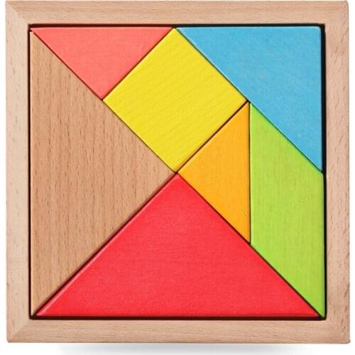 A Large Wooden Jigsaw Puzzle The Kindergarten Pupils Expand Educational Toys Children Game Geometric Shape 2-4 Years Unisex 2021