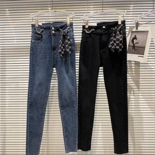 Женские зауженные джинсы Bonnielottie China At AliExpress