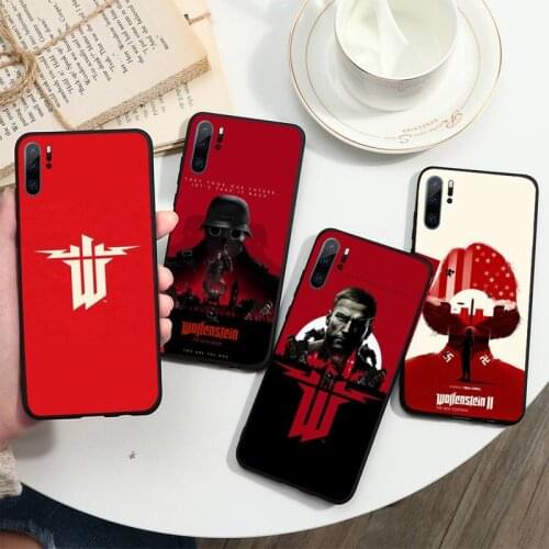 Game Wolfenstein 2 The New Colossus Phone Case For Huawei P20 P30 P40 lite Pro P Smart 2019 Mate 10 20 Lite Pro Nova 5t