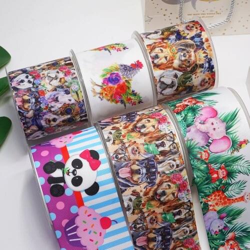 DIY Cartoon Printed Grosgrain Ribbon For Craft Supplies Sewing Accessories 5 Yards, Planar Resins Mold 10 Pieces. 52023