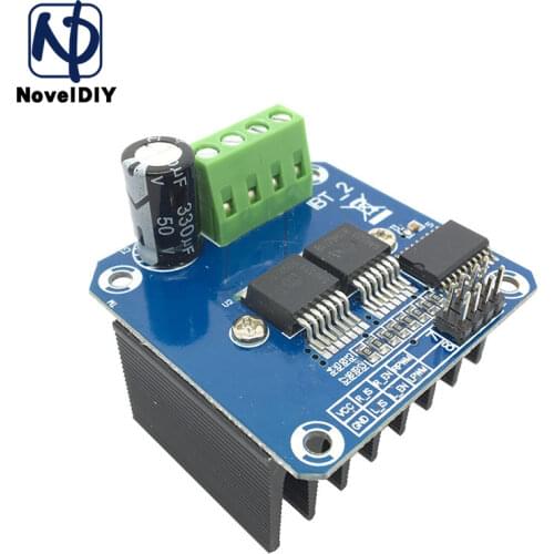 Double BTS7960 Stepper Motor Driver Module BTS7960B DC 43A PWM Motor Stepper Driver Module H-Bridge For Arduino Smart Car