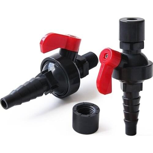 1Set 1/4" UPVC Sampling Valve Pagoda Joint Hose Aquarium Irrigation Industrial Water Treatment Laboratory Water Intake Valve