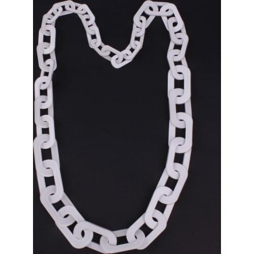 BOJIU Classic Link Chain Necklace Fashion Basic Chain Jewelry For Women Long Necklace Statement NK1005