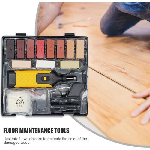 Laminate Floor Repair Kit Furniture Scratch Fix Wax System Mending Tool Floor Worktop Sturdy Casing Chips Scratches Mending Tool