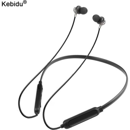 Kebidu Wireless Bluetooth 5.0 Headphone Sports Earbuds Noise Cancelling Sports Headset In-ear For Iphone 11 Xiaomi Redmi