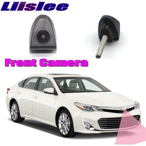 LiisLee Car Front Camera Front Grille Logo Camera DIY Manually Control Channel Front Camera For Toyota Avalon XX40 2012-2018