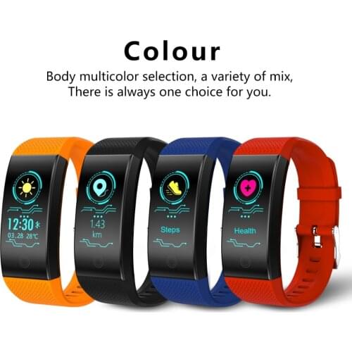 QW 18 smart bracelet IP 68 waterproof smart belt, heart rate, sleep monitor, fitness tracker, Bluetooth smartwatch