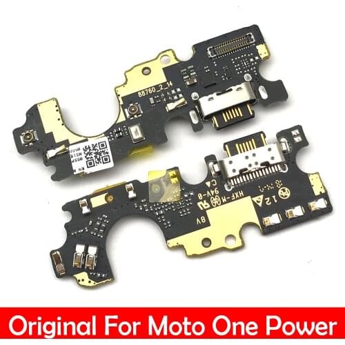 Dock Connector USB Charging Port Charger Board Flex Cable For Motorola Moto One Power XT1942-1 P30 Note