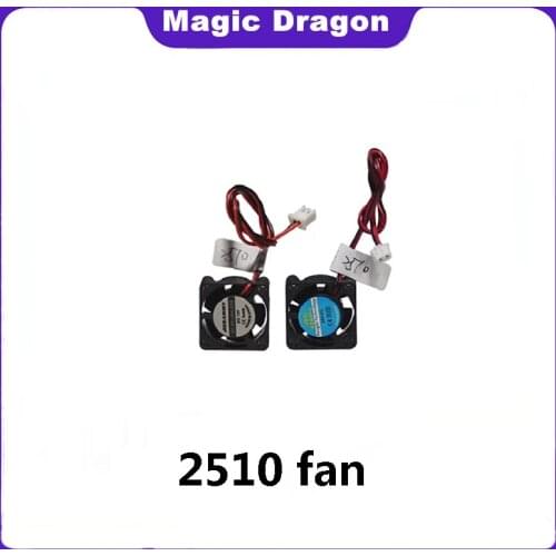 1PCS 3d printer part fan 2510 2pins 25mm 25x25 x10 mm 2.5cm graphics card fan DC 5V / 12V / 24V 2510 2P