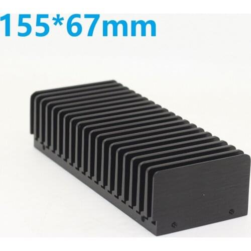 1 Piece LM3886 M1 Circuit M7 Circuit Heat Sink Height 67 Thickness 40 Wide 155 DIY Aluminum Chassis Enclosure