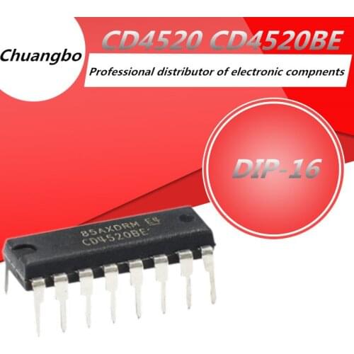 10pcs CD4520 DIP CD4520BE DIP-16 New spot chip IC
