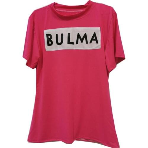 2021 Bulma Cosplay Costume Pink Dress Only