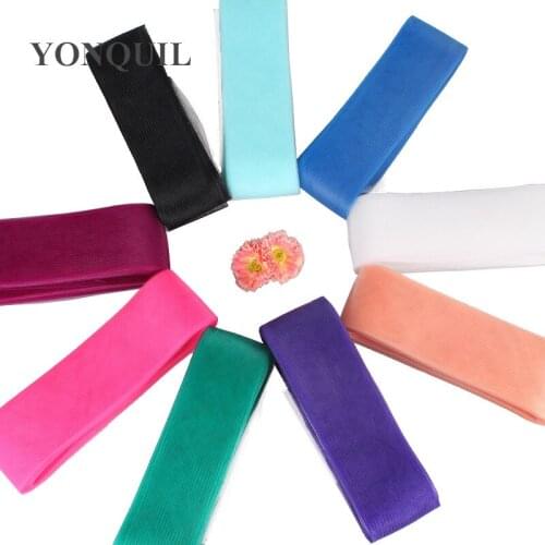 36 Colors 2.4'' /6CM Horsehair Braids Crinoline Hair Accessories Made Fascinators Craft for Women Headpiece Decor 100Yards/Lot