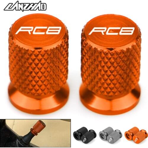 RC8 Motorcycle CNC Aluminum Tyre Rim Air Port Cover Tire Valve Wheel Stem Cap Dustproof Cover for KTM RC8 1190 RC8 / R All Year