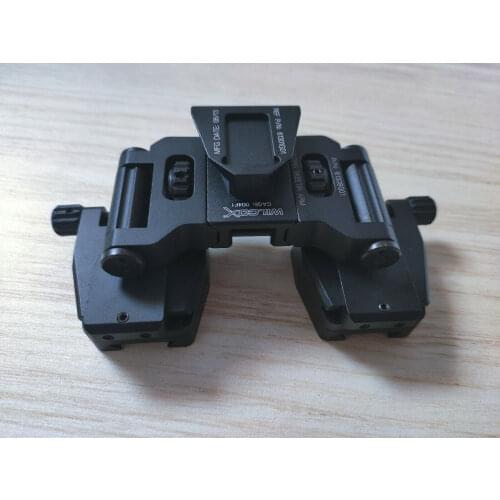 Aluminum Alloy BINOCULAR BRIDGE Double 14 SKEETIR Folding Arm NVG Mount for PVS