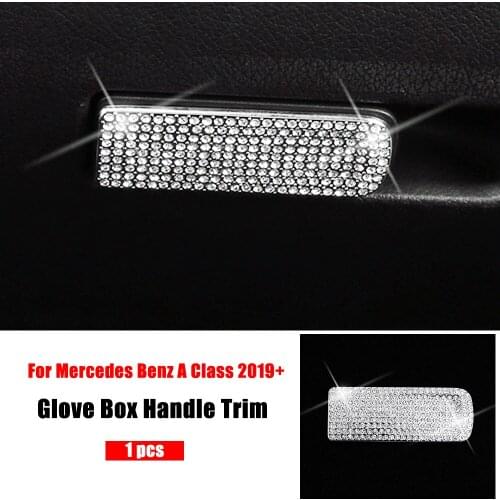For Mercedes Benz A Class W177 2019-2021 A180 A200 A220 A250 A35 AMG Glove Storage Box Adjust Switch Button Crystal Trim