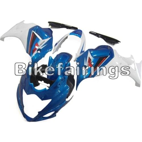 Blue and White Fairing Kit For Suzuki GSX650F Katana 2008 2009 2010 11 12 13 ABS Plastic Covers Bike Panels Cowlings