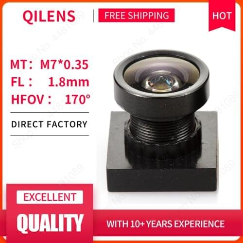 M7 1.8MM HD 2.0Megapixel Lens Wide Viewing Angle 170Degree Mini Fisheye Lens FPV Camera Racing Camera Drones Lens