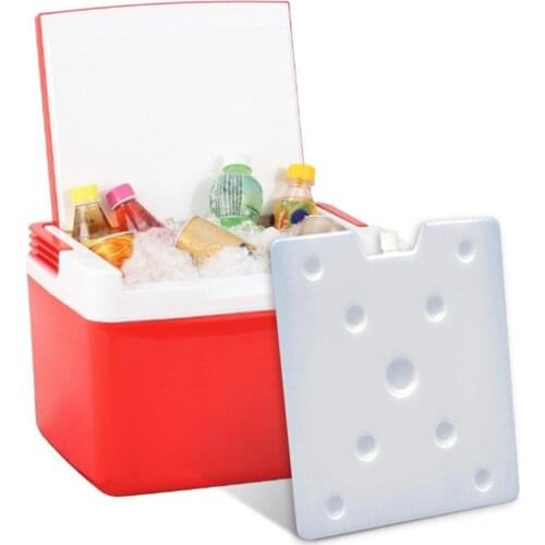 Cool Cooler Freezer Recyclable White Fresh Keeping Slim Ice Pack For Picnic Travel Lunch Fresh Food Storage Water Injection Box