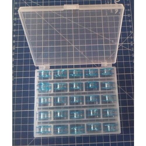 Suitable for PFAFF household sewing machine special thread core plastic bobbin 9033P blue one box 25 pcs