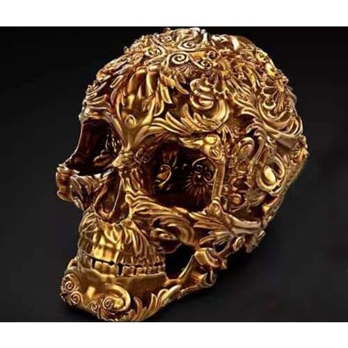 Silicone mold refined relief leaves skull diy candle resin mold crystal sugar chocolate cake decoration tool