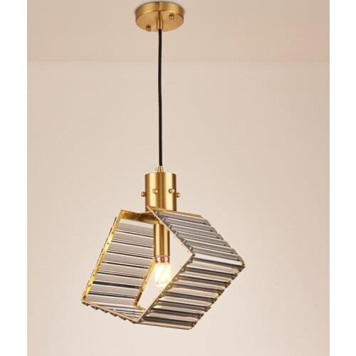 Modern Creativity Crystal Chandeliers For Dining Room Single Light Suspension Lighting Fixtures LED Cristal Lustre Indoor