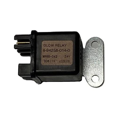 For Sany SY135 / XCMG / XIAGONG Excavator Engine Glow Plug Relay B249900001038 894258-0140(6bg1) High Quality Excavator