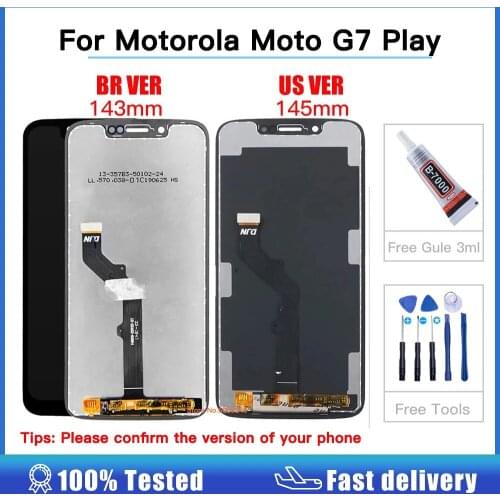 5.7'' For Motorola Moto G7 Play XT1952 LCD Display Touch Screen Digitizer Assembly G7Play Replacement Parts LCD High quality