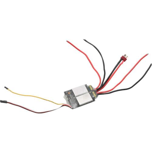 1PC Differential Turning 40Ax2 2CH Bidirectional Brushed ESC 6V-15V Mixed Control Dual Way Electronic Governor for RC Boat Tank
