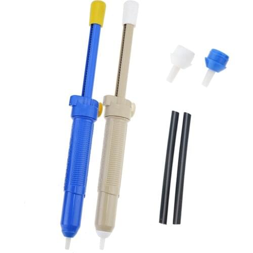 1PCS Plastic Anual Solder Sucker Pen Desoldering Pump Tool Removal Device Vacuum Soldering Iron Desolder Hand Welding Tools