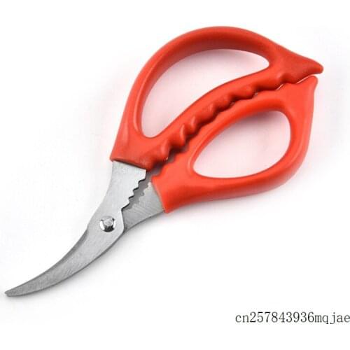 100pcs Lobster Shrimp Crab Seafood Scissors Prawn Deveiner Shears Snip Shells Cracker Kitchen Tool