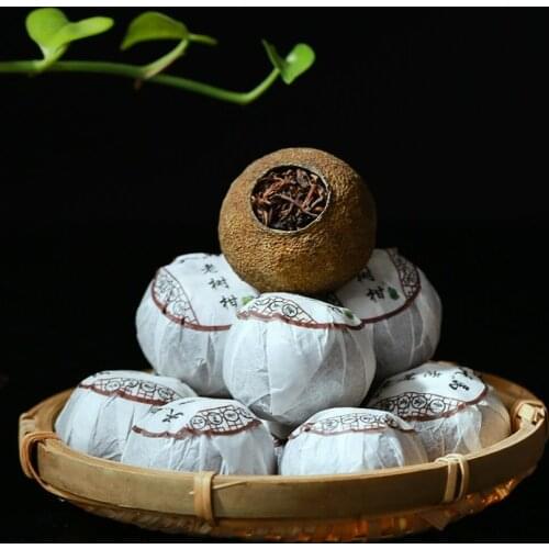 20pc Natural Plant Tea Bag Tangerine Peel Pu'er Tea Bag DIY Chinese Qinggan Pu'er Tea