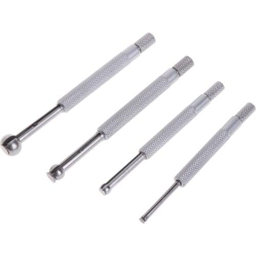 4x Small Hole Bore Gauge Set Full Ball Type Gage 1/8~1/2\" 0.125 - 0.5\" 3-13mm