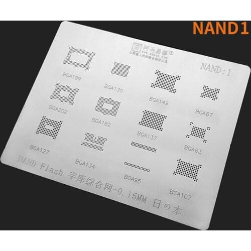 Amaoe Nand Flash EMMC EMCP UFS BGA Reballing Stencil 0.15mm