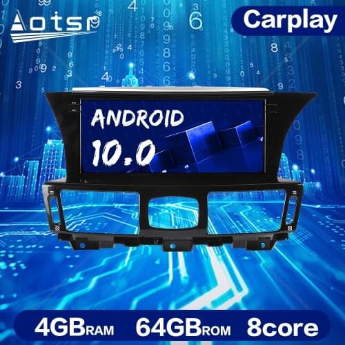 Car Radio Head Unit For Infiniti Q70L 2015-2019 Android Multimedia Screen GPS Navigation Auto Stereo Player With Joystick Audio